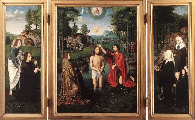 DAVID, Gerard Triptych of Jan Des Trompes  sdf oil painting image